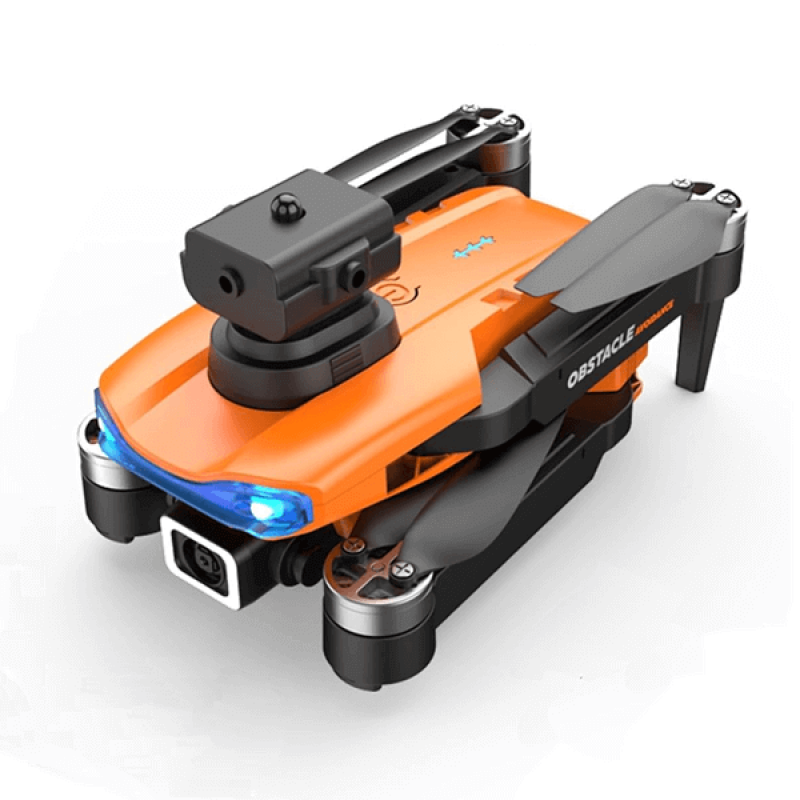 Квадрокоптер RC E99S Orange - дрон з 4K і HD камерами, FPV, БК мотори, уникнення перешкод, до 20 хвилин в кейсі