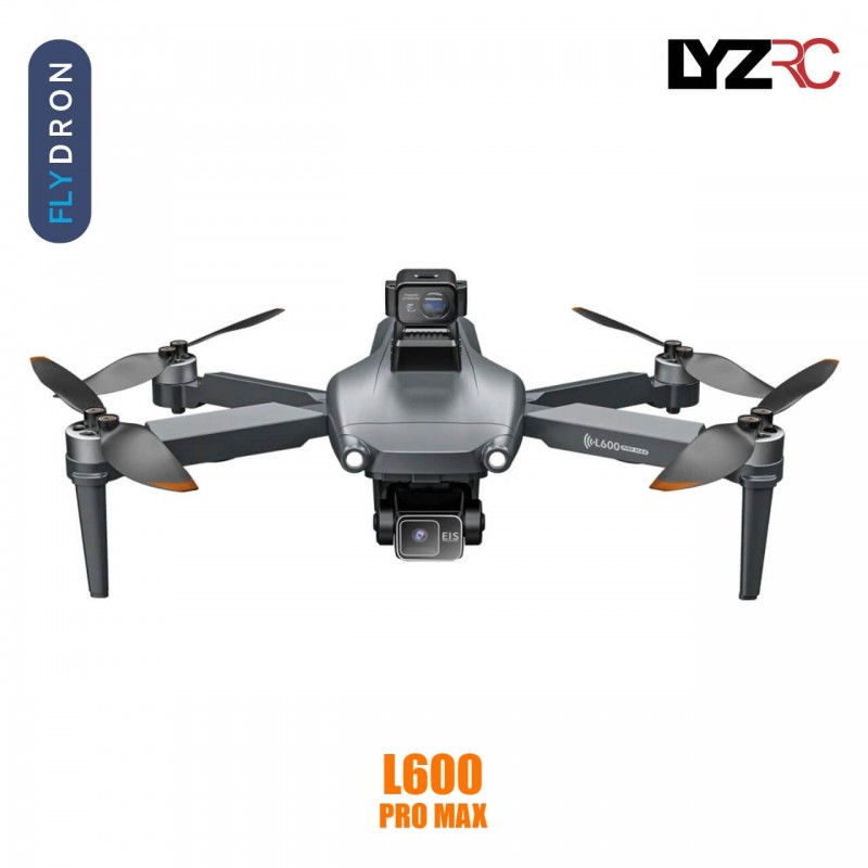Квадрокоптер LYZRC L600 PRO MAX дрон - 4K, 3 осьовий підвіс PTZ HD, Подвійна камера, Лазерне уникнення перешкод, Безколекторний двигун ,GPS 5G WIFI RC FPV, Дальність 3000м, Час польоту до 30 хв.
