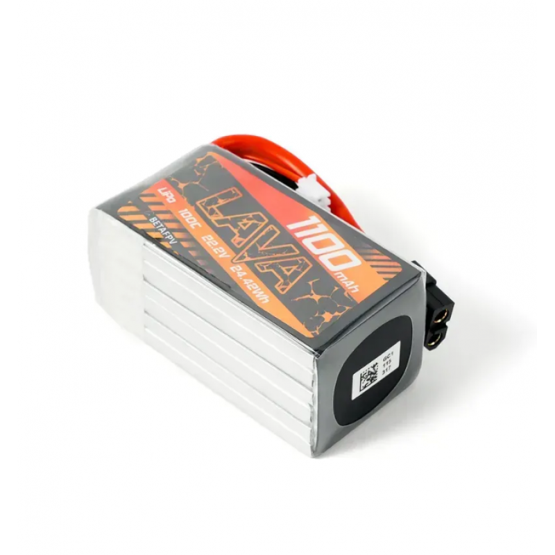 Акумулятор BetaFPV LAVA 6S 1100mAh LiPo – 6s батарея для Cinewoop дронів