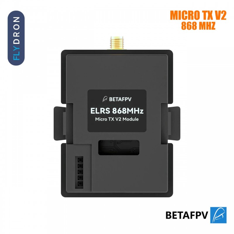 Зовнішній модуль передавача BetaFPV Micro TX V2 Module ELRS 868MHz, 2W, до 15-20 км, для FPV-дронів