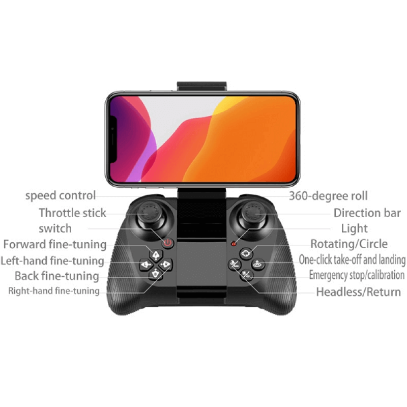 Квадрокоптер 4DRC V4 - дрон з 4K і HD камерами, FPV, барометр, до 20 хвилин в кейсі