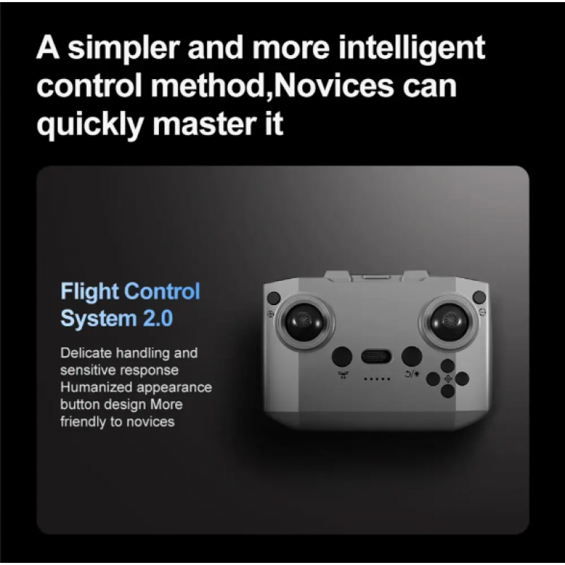 Квадрокоптер V66 - Дрон з HD камерою Mini drone з гіроскопом, до 200 м. до 12 хв