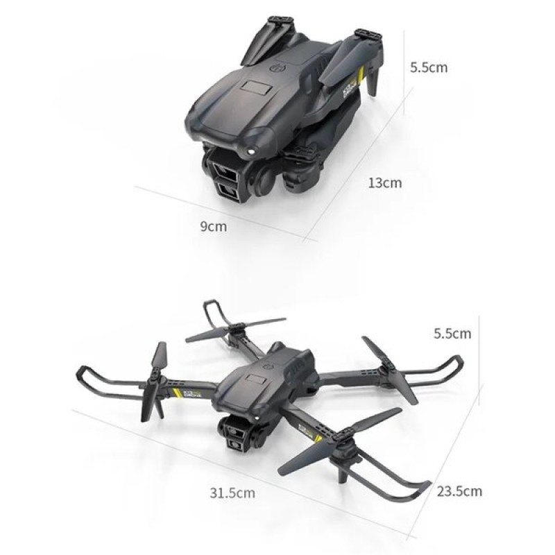 Квадрокоптер K13 MAX - Дрон з 4K HD Подвійною камерою,FPV, до 10 хвилин польоту, до 100 м