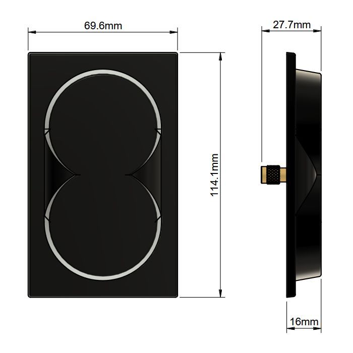 Антена для дрона TrueRC X2-AIR 5.0 MK II SMA RHCP (0608597256260)