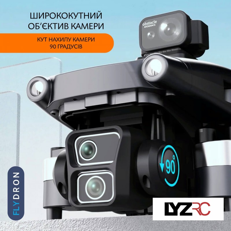 Квадрокоптер LYZRC L600 Pro-1 – дрон з 4K і HD камерами, БК мотори, GPS, 5G Wi-Fi, EIS, 3-осьовий підвіс, Уникнення перешкод, Пульт з екраном, АКБ у комплекті, до 28 хвилин, до 1,2 км, Сумка