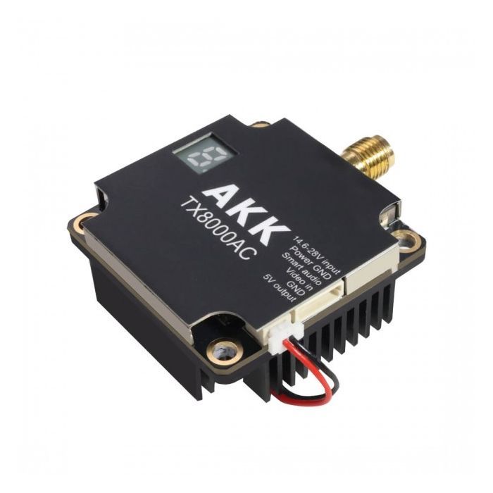 Відеопередавач (VTX) AKK Ultra Long Range 8W 4.9G-6G 96CH (TX8000AC)