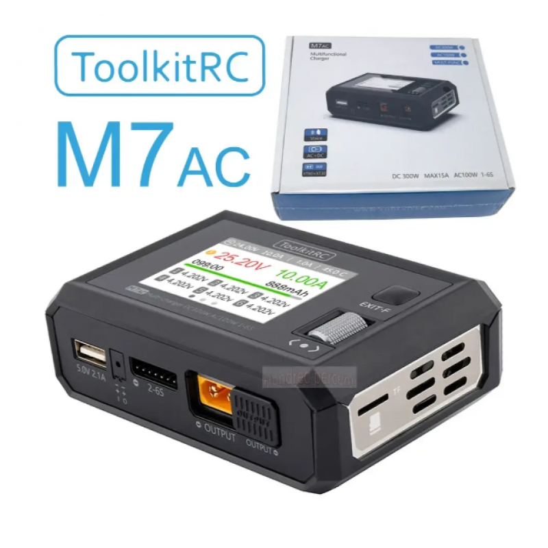Зарядне ToolkitRC M7AC для FPV 1-6s