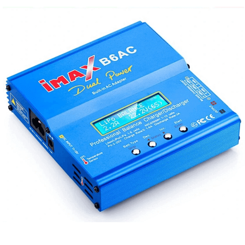 Зарядний пристрій для акумулятора GNB квадрокоптера IMAX B6AC 80W