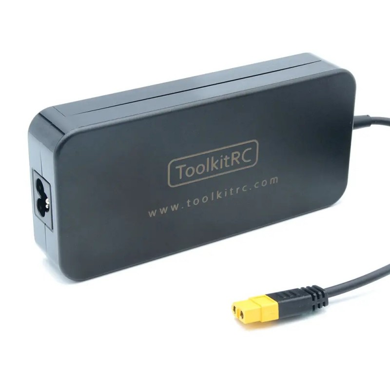 Блок живлення з роз'ємом XT60 ToolkitRC ADP200 200W для зарядних пристроїв FPV Дронів