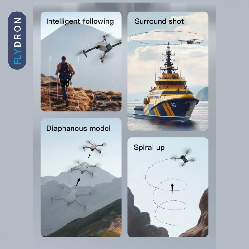 Квадрокоптер XiL019 – дрон з 4K камерою, БК мотори, GPS, 5G, FCC, EIS, 3-осьовий підвіс, Уникнення перешкод, Екран на пульті 5,5 дюймів, АКБ у комплекті, до 45 хвилин, до 10 км, Сумка