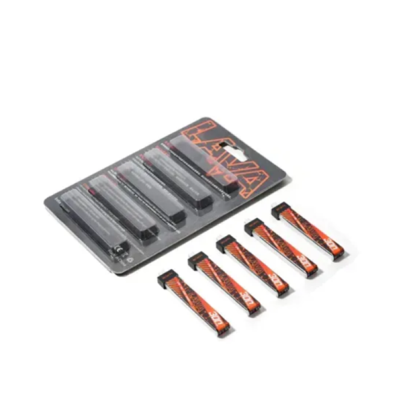 Акумулятор BetaFPV Lava 1S 300mAh 75C (5PCS) – батареї для Cetus та Meteor (5 шт.)