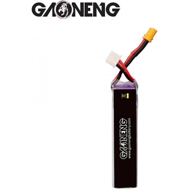 Акумулятор GAONENG GNB LiPo 850 мАг 3S 11,4 В HV 60C 120C з роз'ємом XT30 для FPV дронів