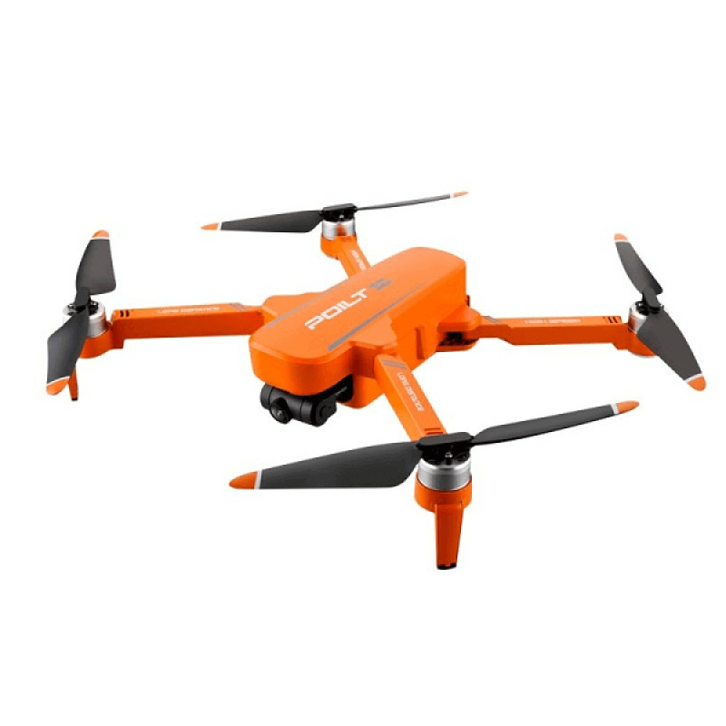 Квадрокоптер JJRC X17 Orange - дрон з 6K і HD камерами, FPV, GPS, БК мотори, до 1000м, 30 хвилин в сумці