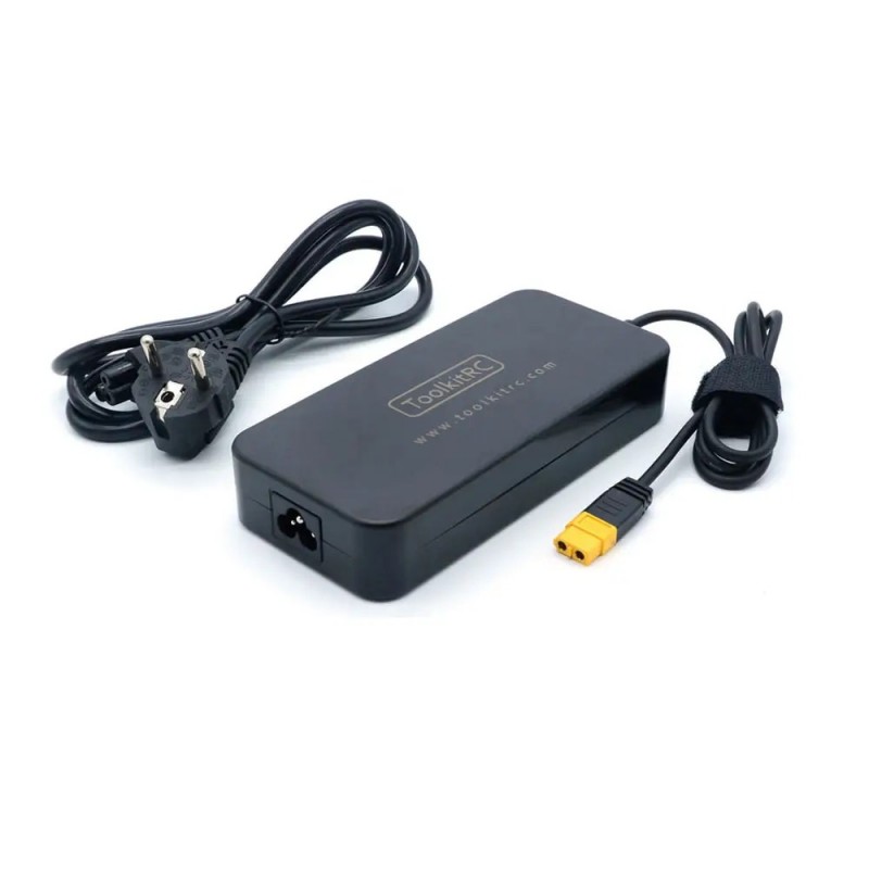 Блок живлення з роз'ємом XT60 ToolkitRC ADP200 200W для зарядних пристроїв FPV Дронів