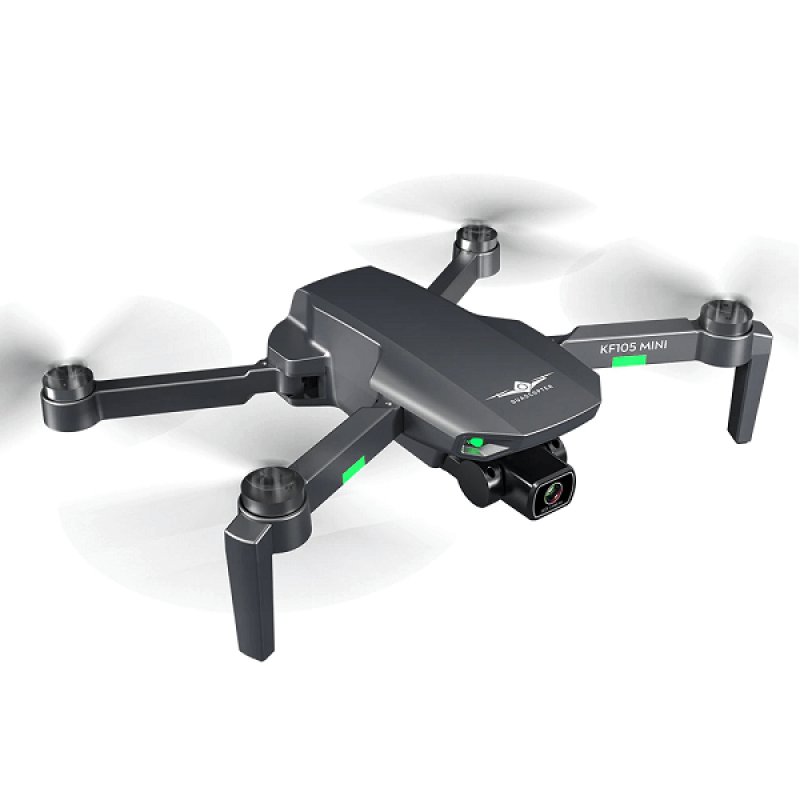 Квадрокоптер Kfplan KF105 - дрон з 4K і HD камерами, FPV, GPS, БК мотори, запобігання перешкод, до 500м, 22 хвилин в кейсі