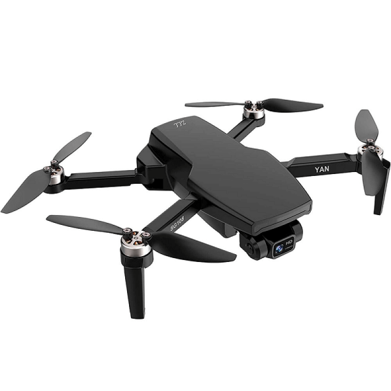 Квадрокоптер ZLRC SG108 Pro Black - дрон з 4K і HD камерами, FPV, GPS, БК мотори, до 1000м, 25 хвилин в кейсі