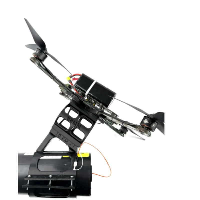 Комплект FPV-дрону з оптоволоконним зв’язком на 10 км та зовнішнім медіаконвертером і кріпленням