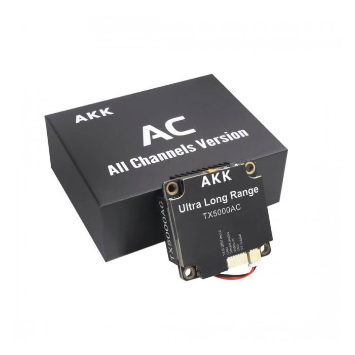 Відеопередавач (VTX) AKK Ultra Long Range 5W 4.9G-6G 96CH (TX5000AC)