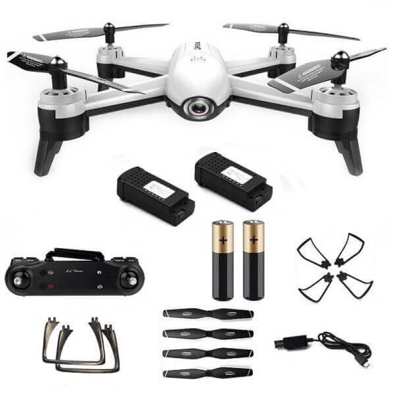 Квадрокоптер Visuo SG-106 Pro White - дрон з 4К і HD камерами, FPV, барометр, до 44 хвилин (додатковий акумулятор)