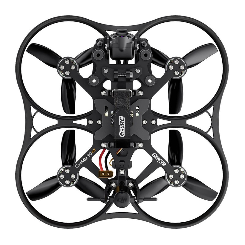 Квадрокоптер GEPRC Cinelog30 V2 - FPV-дрон для відеозйомки та плавних польотів, безколекторні мотори, до 8,5 хвилин польоту, до 1500 м