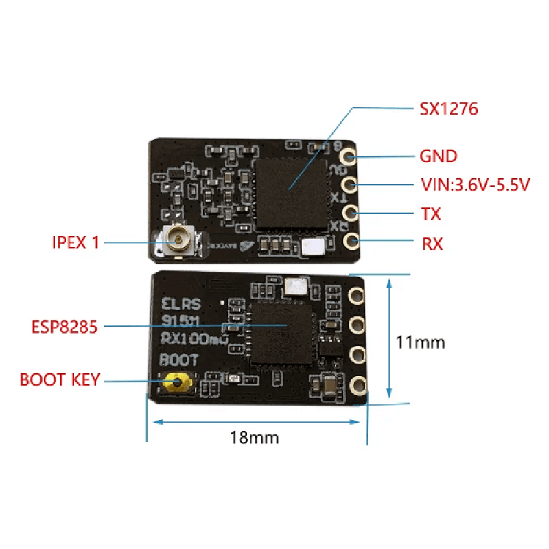 Приймач BAYCK ELRS 915MHz Nano