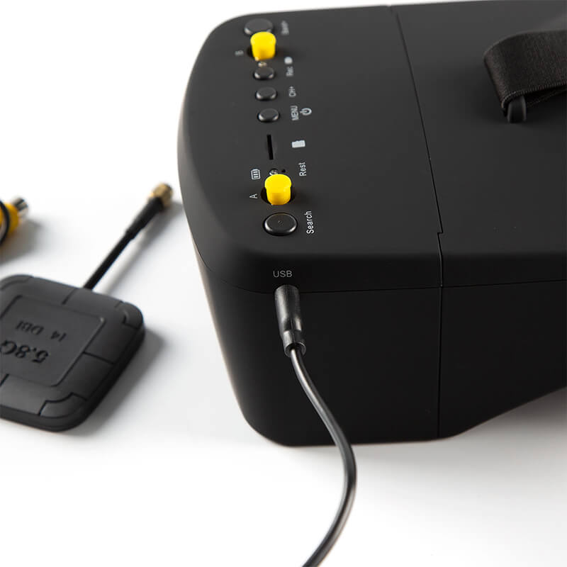 FPV-окуляри EV800D 5.8G Diversity 40CH DVR для квадрокоптерів