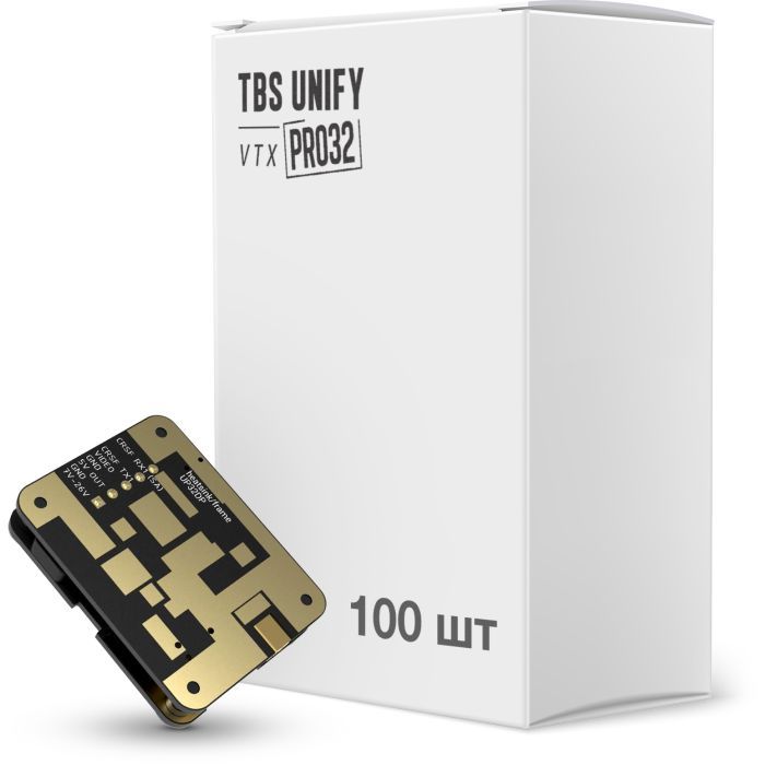 Відеопередавач (VTX) TBS Unify Pro32 DP 3W Wide Band упаковка 100шт. (Unify Pro32 DP 3W Wide Band Box)