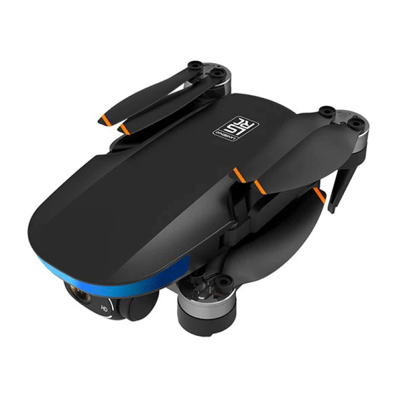 Квадрокоптер LSRC S6S Black - міні-дрон з 4K і HD камерами, FPV, GPS, БК мотори, до 1500м, 25 хвилин в кейсі