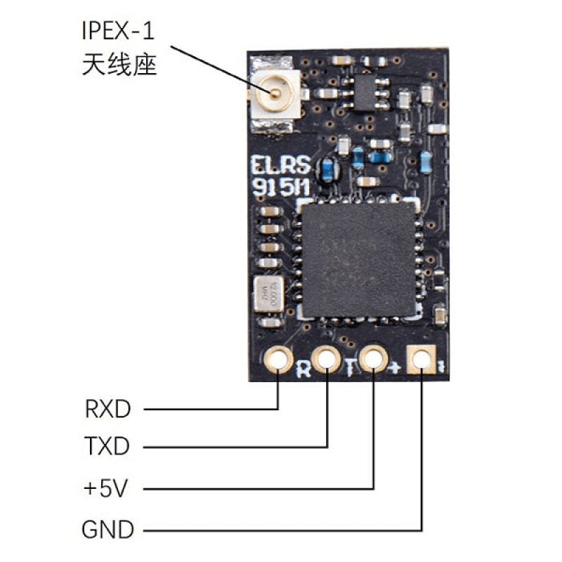 Приймач JHEMCU ELRS 915MHZ RX