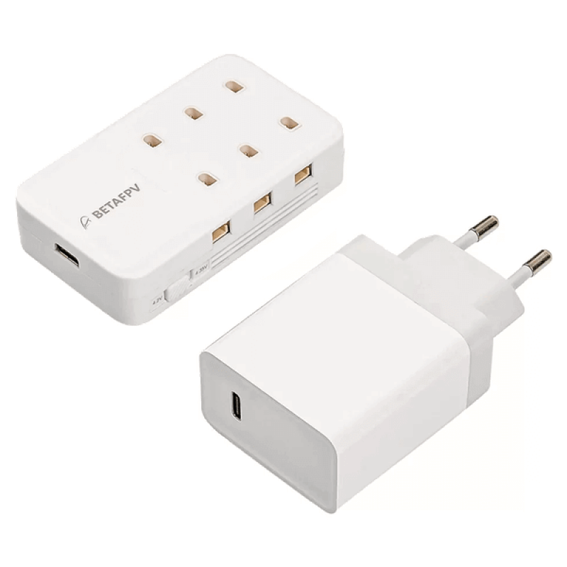 Зарядний пристрій для акумулятора квадрокоптера BETAFPV 6 портів 1S Charger Board з Wall Adapter V2 EU