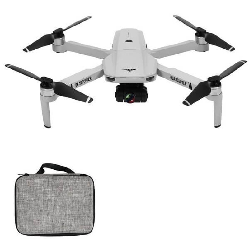 Квадрокоптер Kfplan KF102 Gray - дрон з 4K і HD камерами, EIS, FPV, GPS, БК мотори, до 1200м, 25 хвилин в кейсі