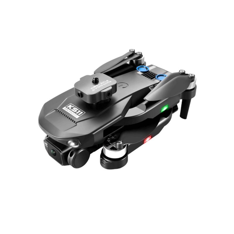 Квадрокоптер LSRC KS11 - дрон з 4K і HD камерами, FPV, БК мотори, уникнення перешкод, до 18 хвилин в кейсі