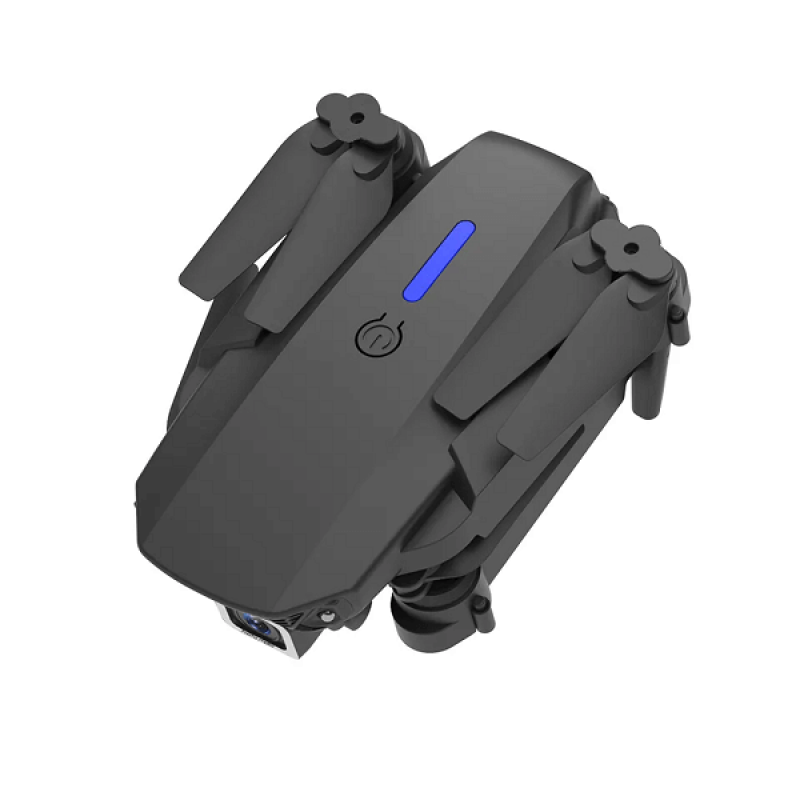 Квадрокоптер RC E88 Pro 2023 Black - дрон з 4K і HD камерами, FPV, барометр, до 15 хвилин в кейсі + злітний майданчик