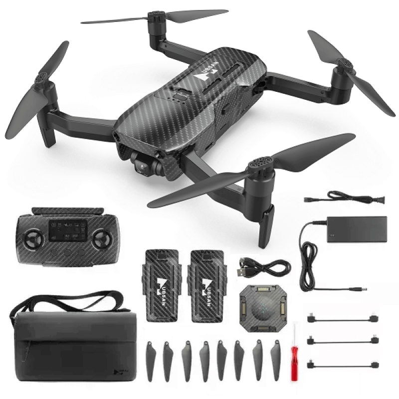Квадрокоптер Hubsan ACE PRO Refined Portable Combo - дрон з 4K камерою, FPV, GPS, БК мотори, до 15 км, 37 хвилин