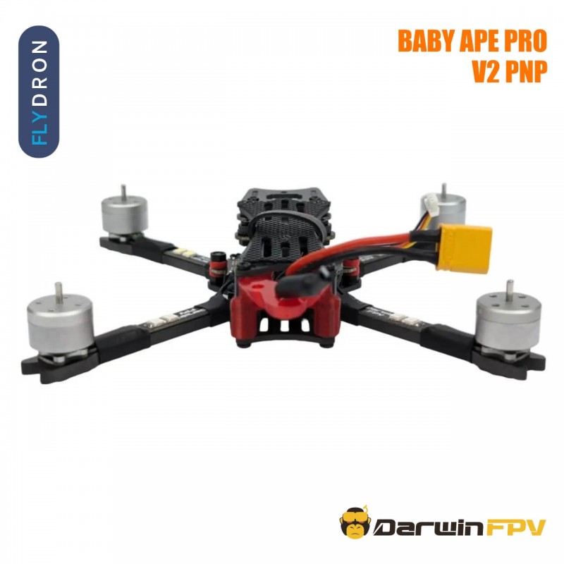 Квадрокоптер DarwinFPV Baby Ape Pro V2 PNP – FPV-дрон, БК мотори, 3-дюймовий, Карбон 3K, XT30, PNP-версія
