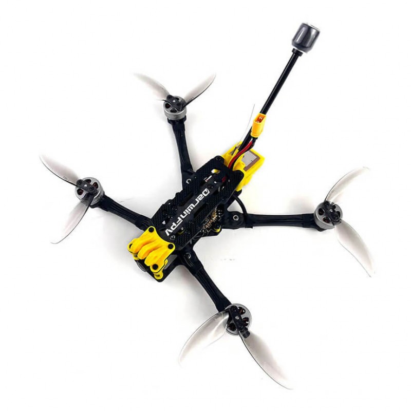 Квадрокоптер DarwinFPV FoldApe4 — FPV-дрон для далеких польотів та подорожей, безколекторні мотори, GPS, до 1500 м, до 30 хвилин польоту