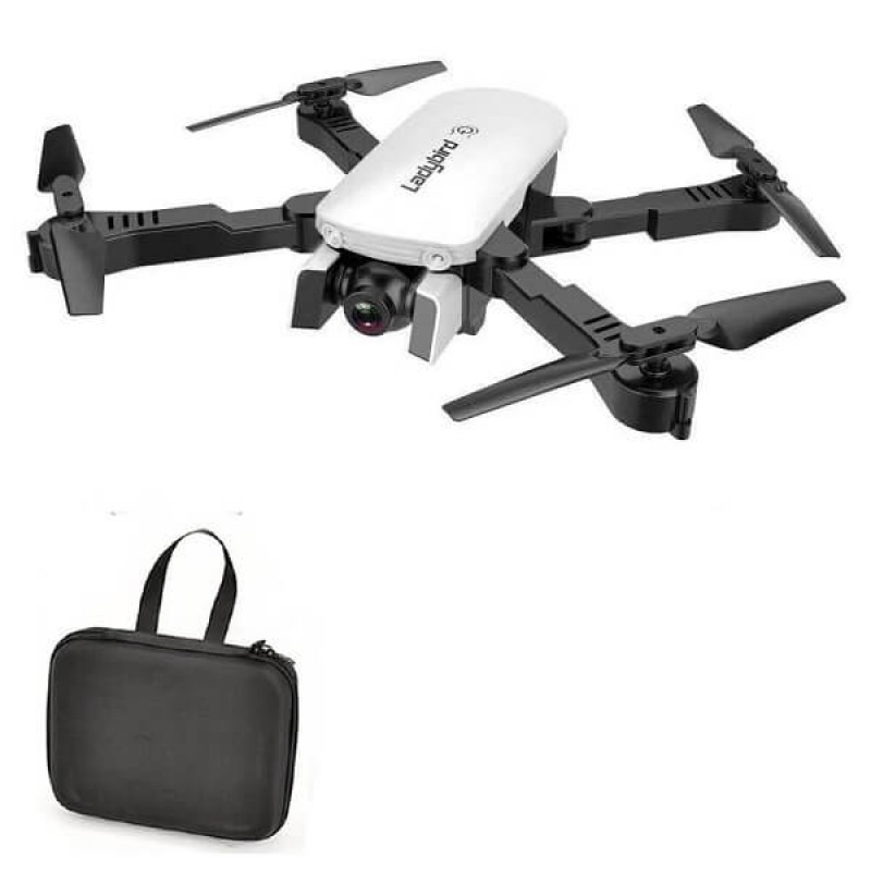 Квадрокоптер Ladybird R8 White - дрон з 4K і HD камерами, FPV, барометр, до 15 хвилин в кейсі