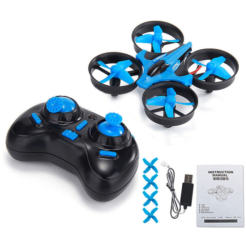 Квадрокоптер JJRC H36 Blue - ударостійкий міні-дрон з гіроскопом