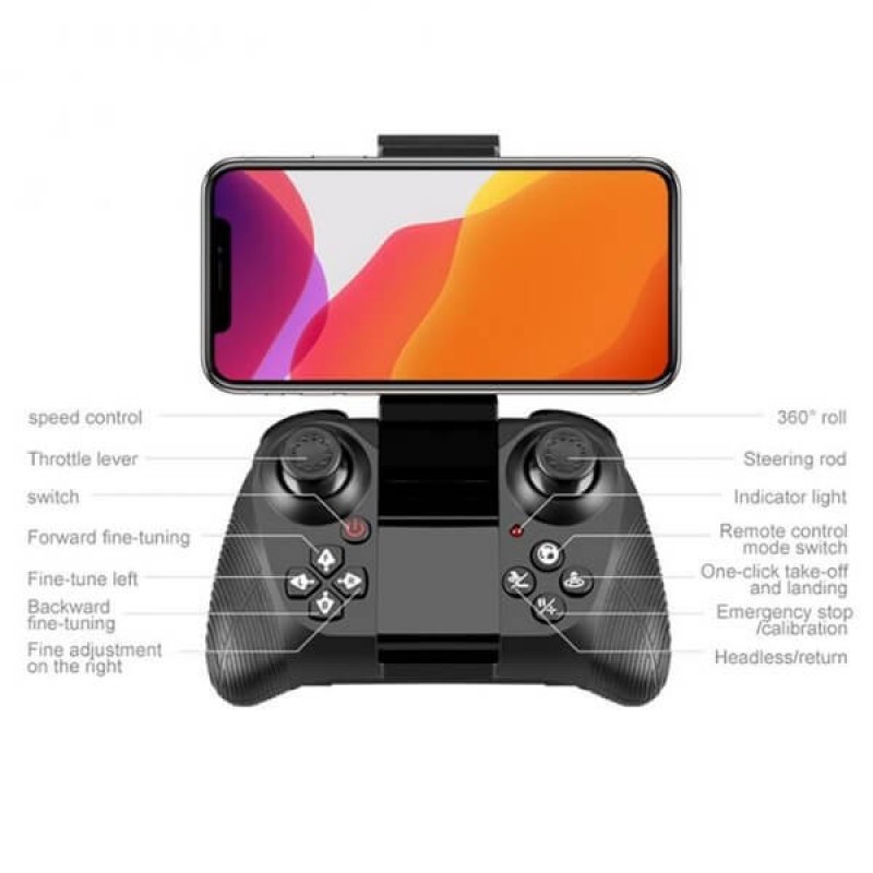 Квадрокоптер 4DRC V5 Light Mini Blue - міні-дрон з 4K камерою, FPV, барометр, до 10 хвилин