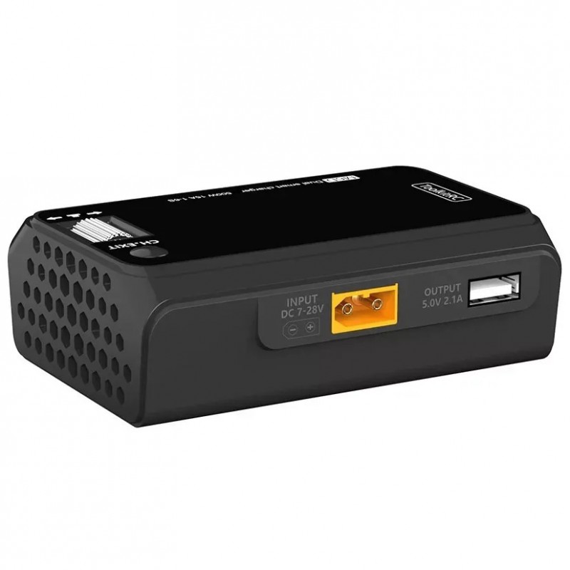 Зарядний пристрій ToolkitRC M6D 500W - двоканальна зарядка на 500 Вт для акумуляторів FPV дронів