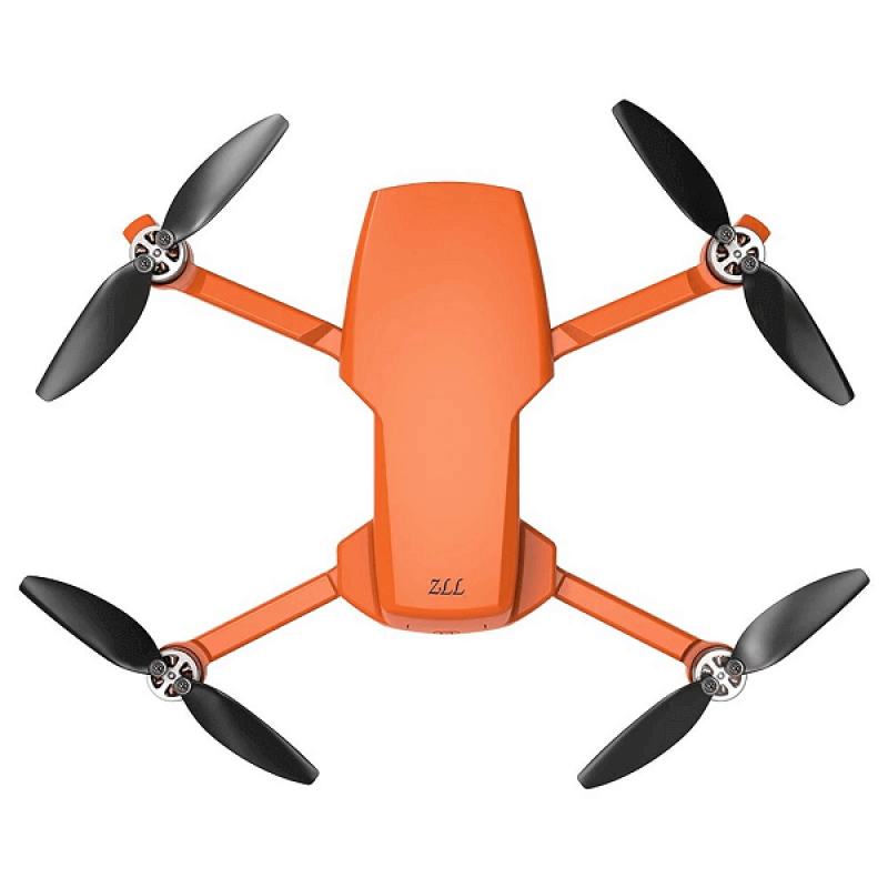 Квадрокоптер ZLRC SG108 Pro Orange - дрон з 4K і HD камерами, FPV, GPS, БК мотори, до 1000м, 25 хвилин в кейсі