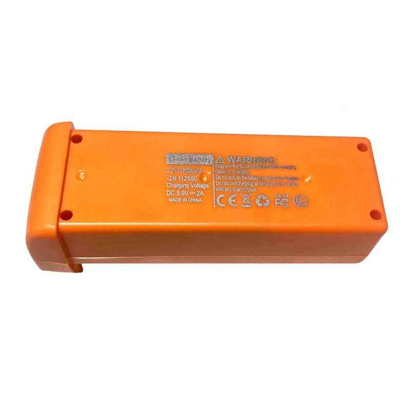 Акумулятор для дрона AE S156 - Li-Ion 1800 мА·год 3,7 В (до 15 хвилин польоту, помаранчевий)