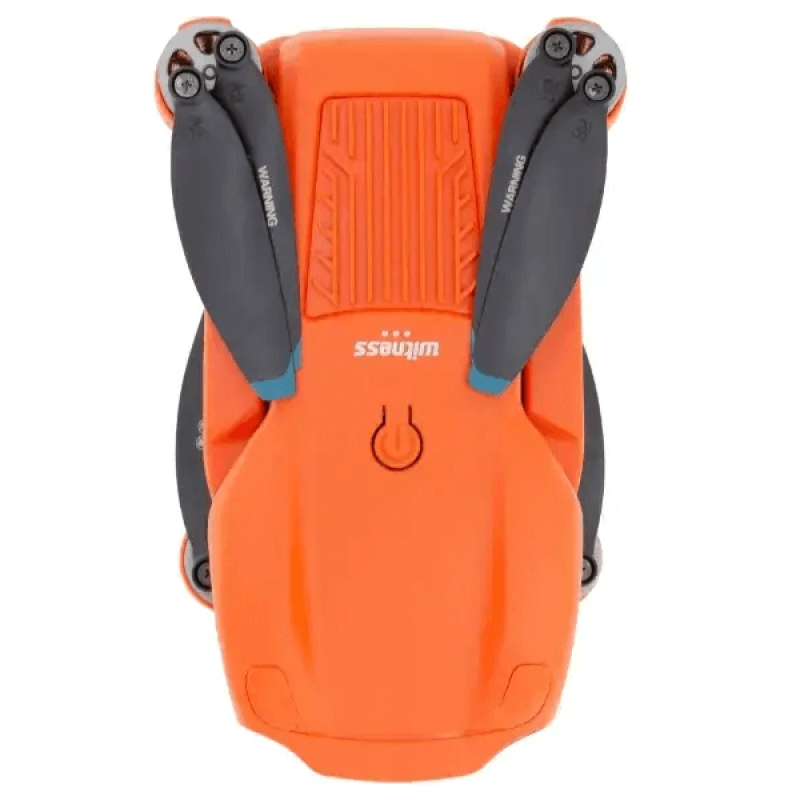 Квадрокоптер 4DRC F12 Orange - дрон з 4K і HD камерами, FPV, GPS, БК мотори, до 2000м, 25 хвилин в кейсі