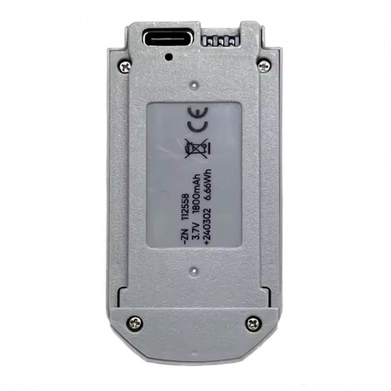 Акумулятор для дрона V66 / GT3 - Li-Pol 1800 мА · год 3,7 В (до 15 хвилин польоту, сірий / помаранчевий)