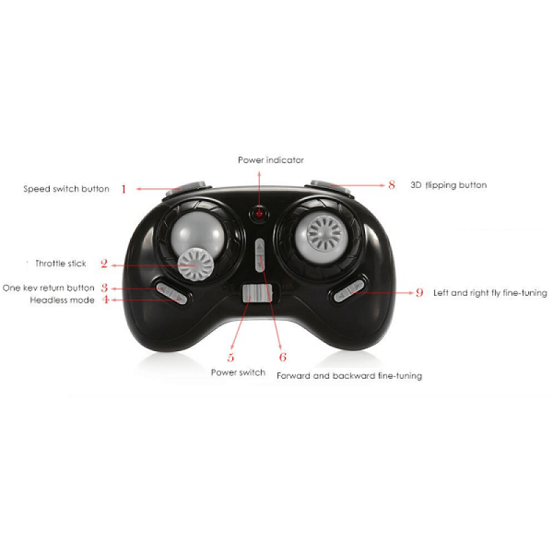 Квадрокоптер JJRC H36 Black - ударостійкий міні-дрон з гіроскопом