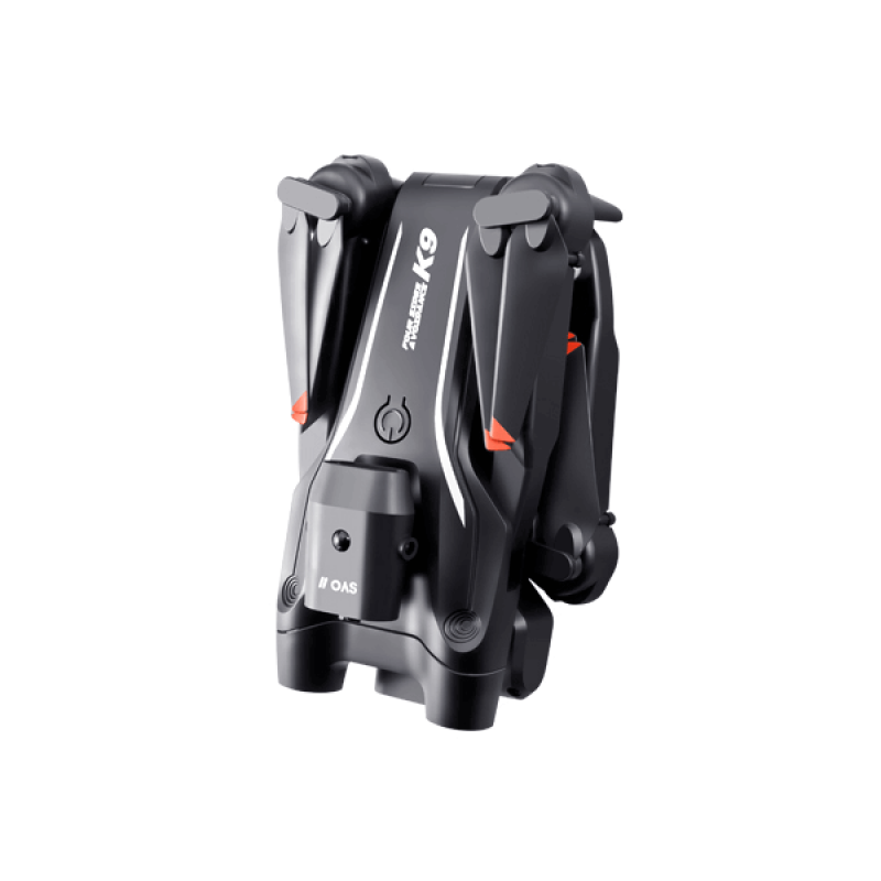 Квадрокоптер XKJ K9 Black – дрон з 4K і HD камерами, FPV, барометр, запобігання перешкод, до 15 хвилин в кейсі