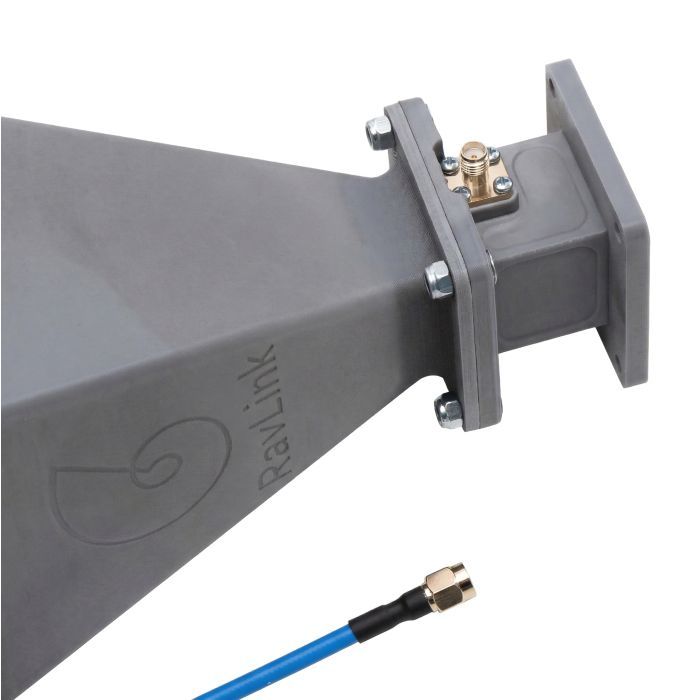 Антена для дрона RavLink Рупор 7.0-8.0 GHz 18 dBi SMA RHCP (RUPOR 7.0-8.0 18DBI)
