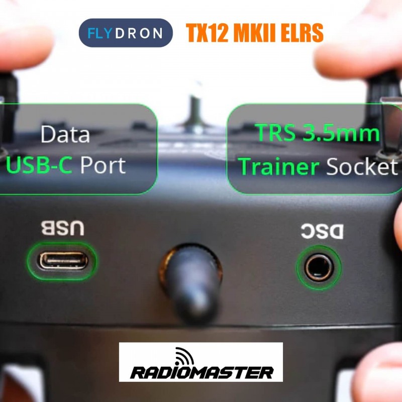 Пульт керування RadioMaster TX12 MKII ELRS EdgeTX для квадрокоптерів
