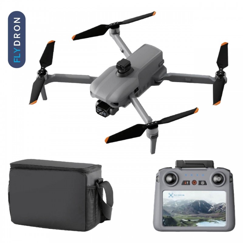 Квадрокоптер XiL019 – дрон з 4K камерою, БК мотори, GPS, 5G, FCC, EIS, 3-осьовий підвіс, Уникнення перешкод, Екран на пульті 5,5 дюймів, АКБ у комплекті, до 45 хвилин, до 10 км, Сумка