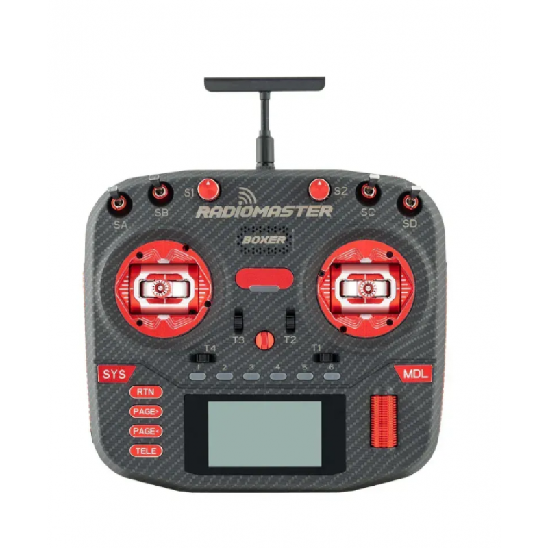 Пульт дистанційного керування RadioMaster Boxer Max Mk2 ELRS – FPV радіоапаратура, червоний